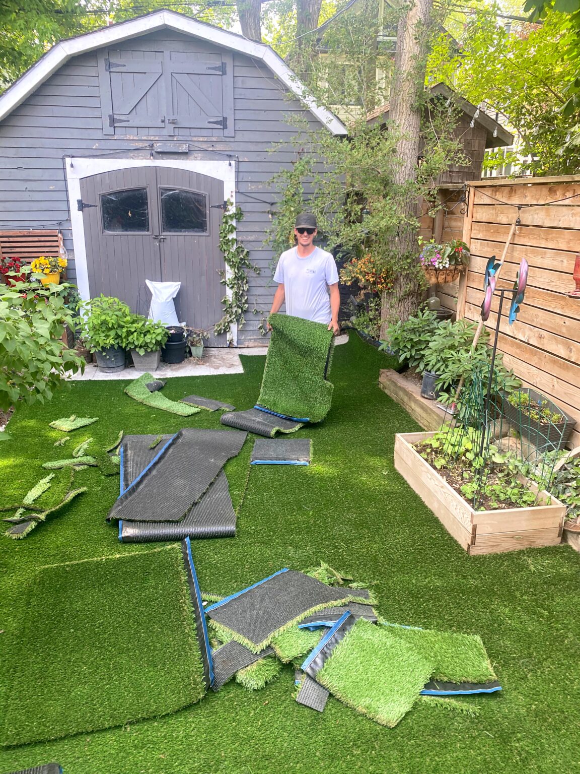 Why I Chose Artificial Grass With Dogs – And Love It! - Help! I've Got Pets